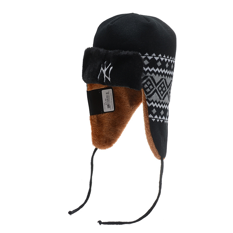 New York Yankees Trapper Knit Hat id01
